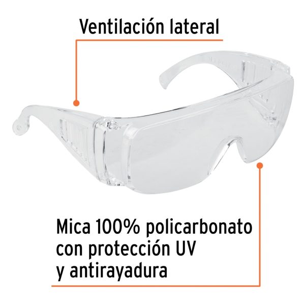 Gafas De Seguridad Transparentes Con Cuerpo Tradicional - Imagen 3